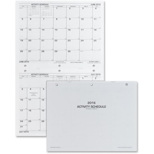 Unicor Unicor Fed Activity Schedule Calendar