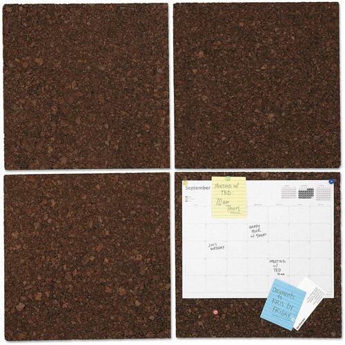Board, Cork Tile, Dbr 4/PK