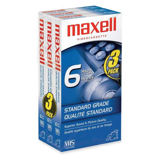 Maxell Standard Grade VHS Videocassette
