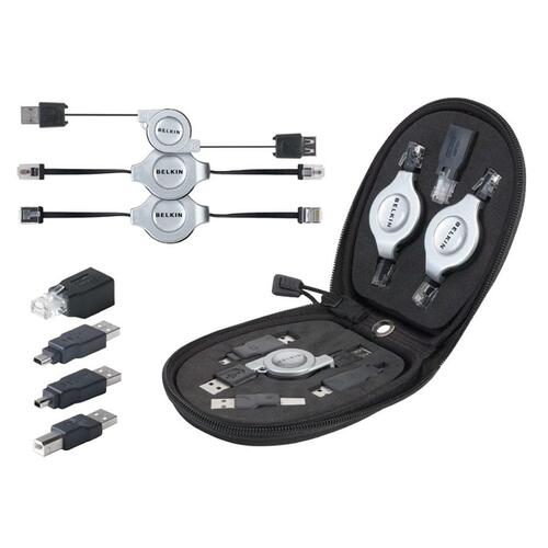 Belkin 7-in-1 Retractable Cable Travel Pack