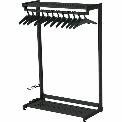 Quartet Garment Rack,2-Shelf,Freestanding,12