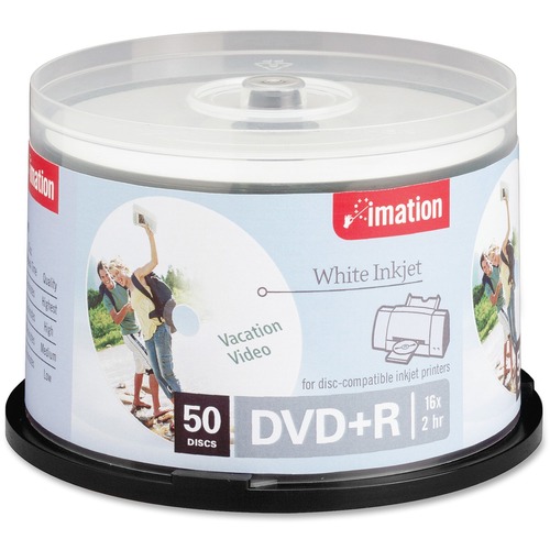 Imation DVD Recordable Media - DVD+R - 16x - 4.70 GB - 50 Pack