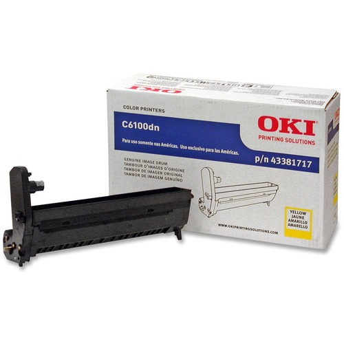Oki Yellow Image Drum Kit For C6100 Series Printers