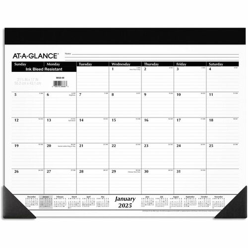 At-A-Glance Refillable Desk Pad Calendar