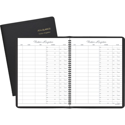 At-A-Glance At-A-Glance Visitor Registration Book