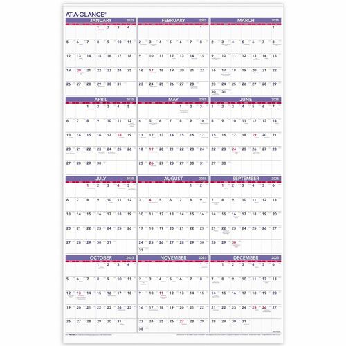 At-A-Glance At-A-Glance Yearly Wall Calendar