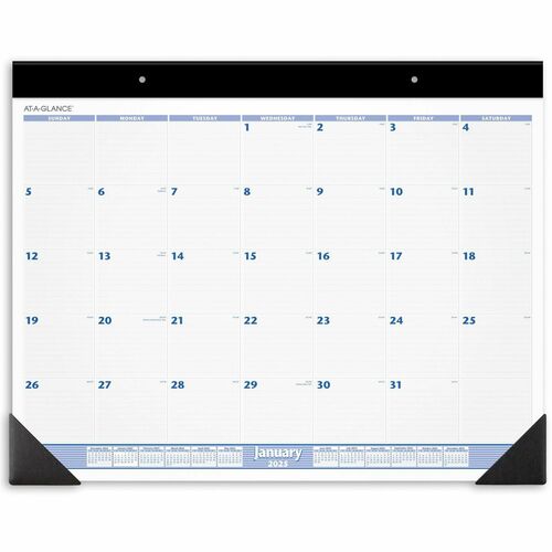 At-A-Glance 12-Months Desk Pad Calendar