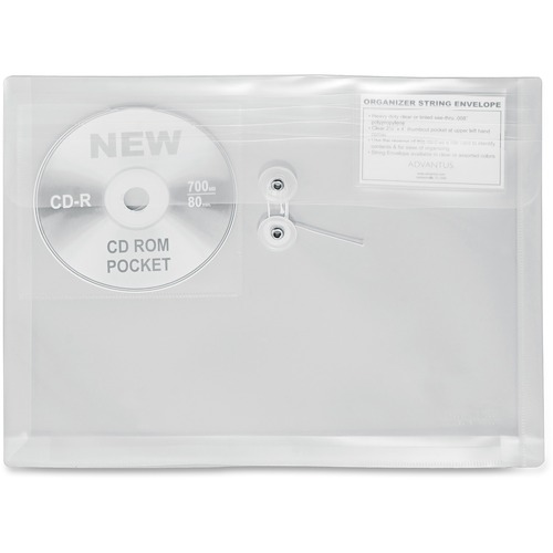 Anglers String & Button Closure Poly Envelopes