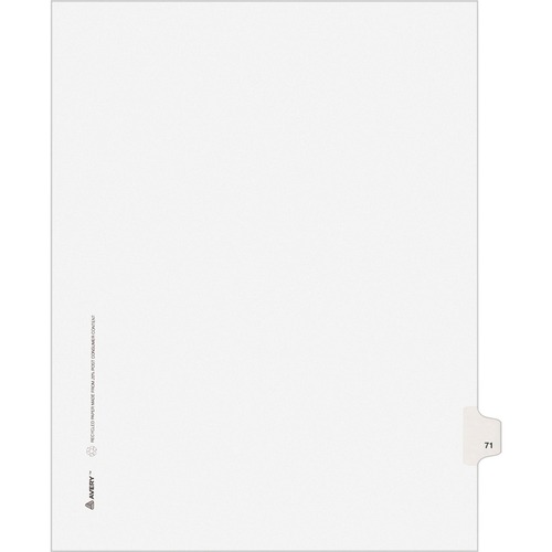 Avery Avery Individual Legal Dividers