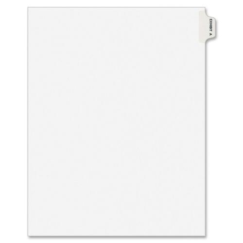 Avery Avery Side-Tab Legal Exhibit Index Dividers