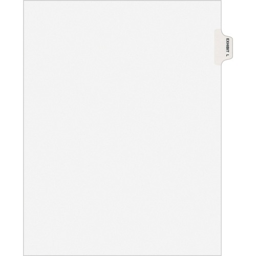 Avery Avery Side-Tab Legal Exhibit Index Dividers