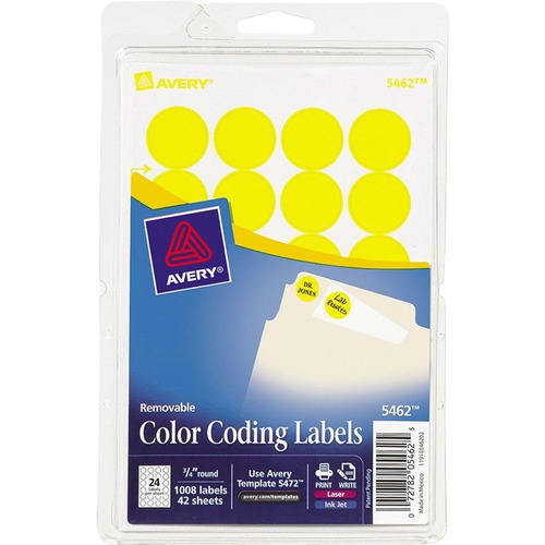 Avery Avery Round Color Coding Label