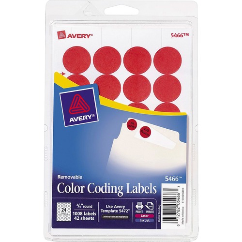 Avery Avery Round Color Coding Label