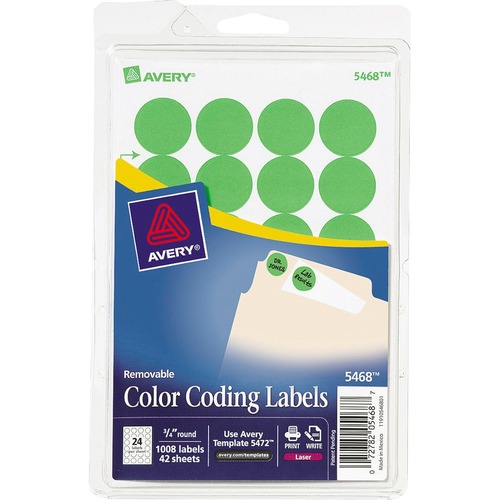 Avery Avery Round Color Coding Label