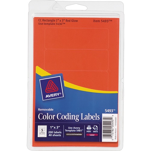 Avery Avery Color Coding Multipurpose Label