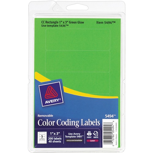 Avery Avery Color Coding Multipurpose Label