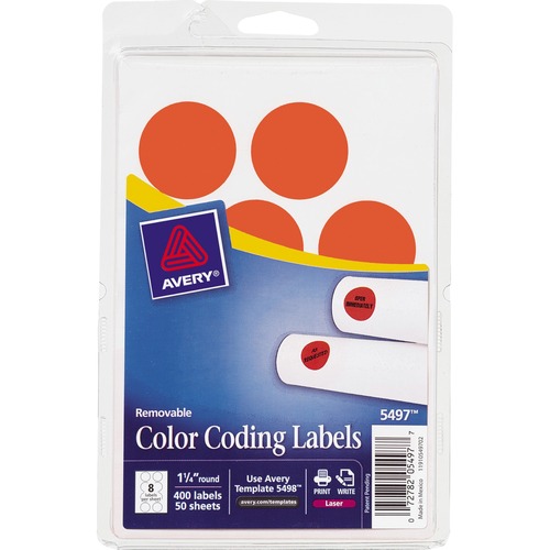 Avery Avery Round Color Coding Multipurpose Label