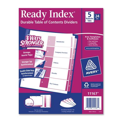 Avery Avery Uncollated Index Divider