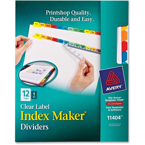 Avery Avery Index Maker Multicolor Label Divider