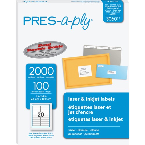 Avery Avery Pres-A-Ply Standard Shipping Label