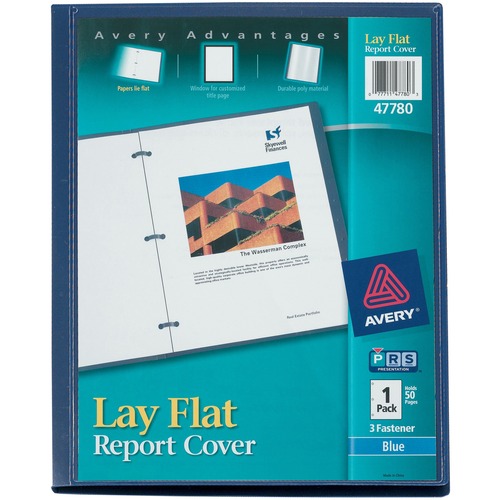 Avery Avery Lay Flat Report Cover
