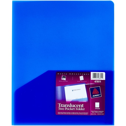 Avery Avery Translucent Two-Pocket Folder