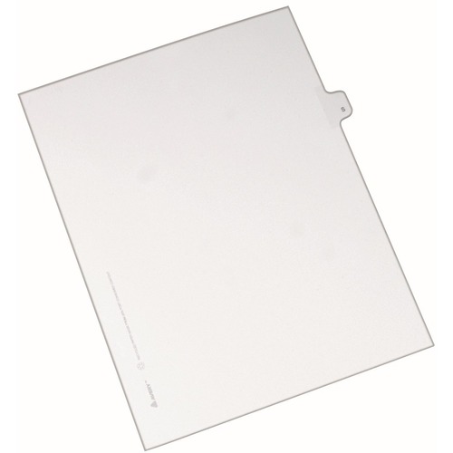 Avery Legal Exhibit Index Divider