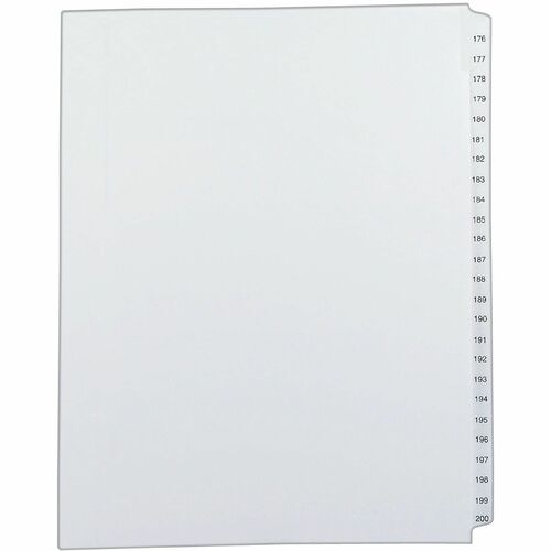 Avery Avery Side Tab Collated Legal Index Dividers