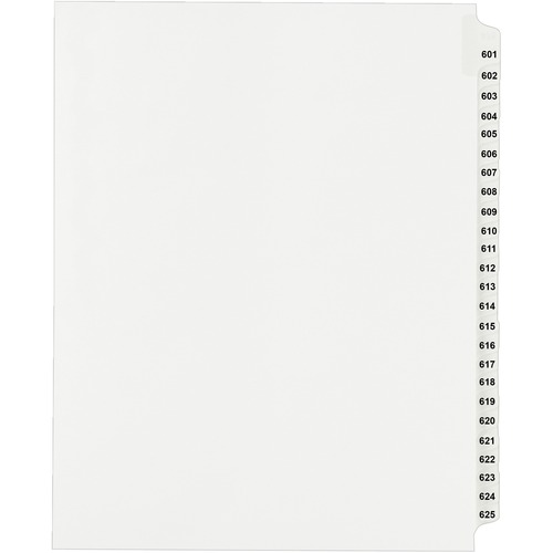 Avery Avery Side Tab Collated Legal Index Dividers