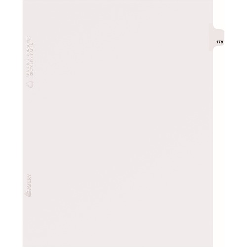 Avery Avery Individual Side Tab Legal Exhibit Dividers