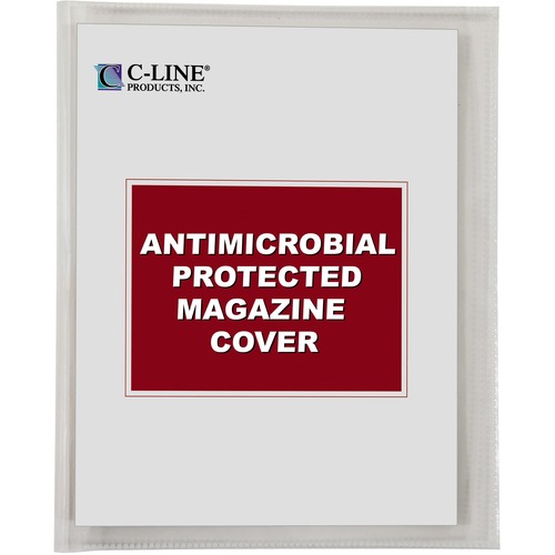 C-LINE 56147 CLI56147  MAGAZINE CVR ANTI-MICROB*25/BX