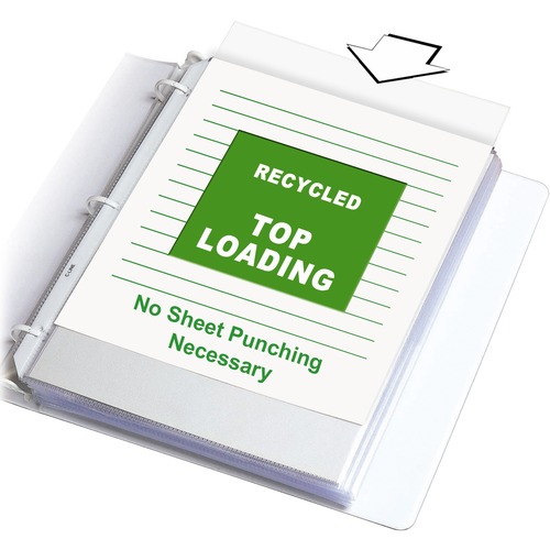 C-Line C-Line Top Loading Recycled Sheet Protector