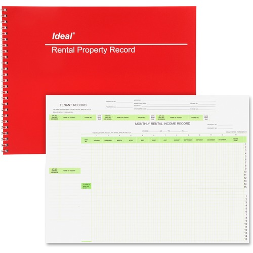 Dome Publishing Rental Property Record Book