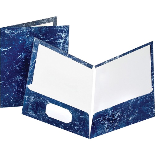 Oxford Marble Laminated Twin Pocket Folders