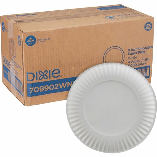 Dixie Economical White Paper Plates