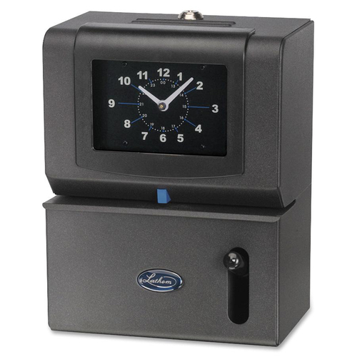 Lathem Manual Clock Time Recorder