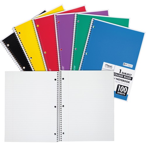 Mead One Subject Notebook