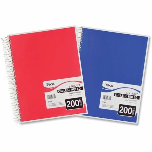 Mead 5-Subject College Ruled Wirebound Notebook