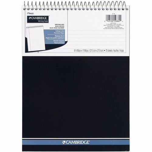 Mead Mead Premium Wirebound College Ruled Legal Pads