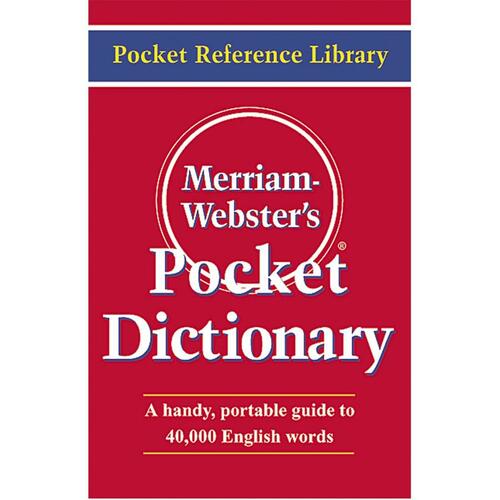 Merriam-Webster Red Pocket Dictionary Dictionary Printed Book