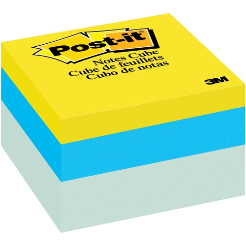 Post-it Post-it Blue Wave Note Cube
