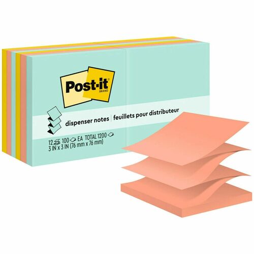 Post-it Pop-up Notes in Pastel Colors