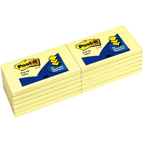 Post-it Post-it Pop-up Canary Refill Note
