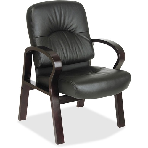 Office Star WD5335 Leather Visitors Chair