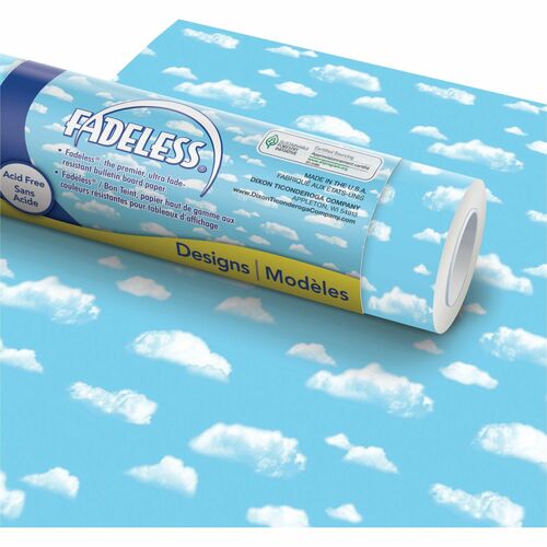 Pacon Cloud Design Fadeless Paper Roll