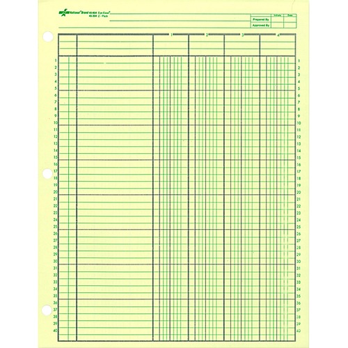 Rediform National Side Punched Analysis Pad