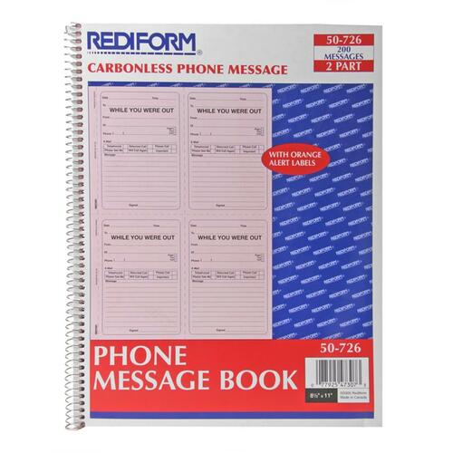 Rediform Rediform Professional While You Were Out Book