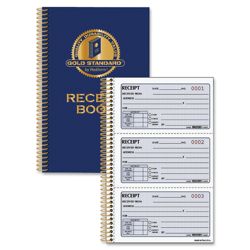 Rediform Rediform Gold Standard Receipt Book