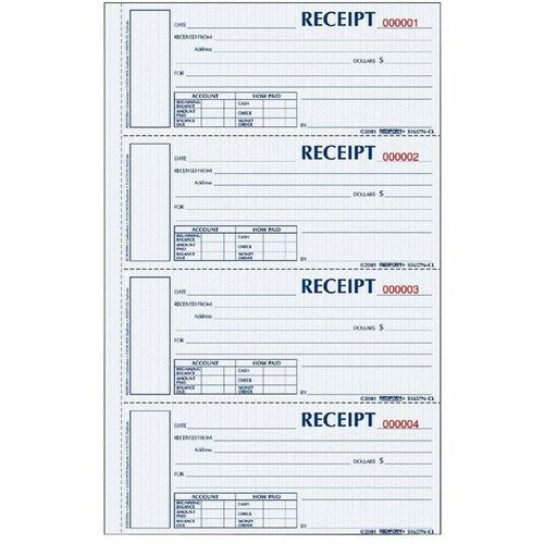 Rediform Money Receipt Book