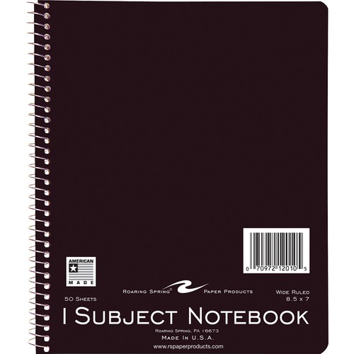 Roaring Spring Roaring Spring 1-Subject Wirebound Notebook